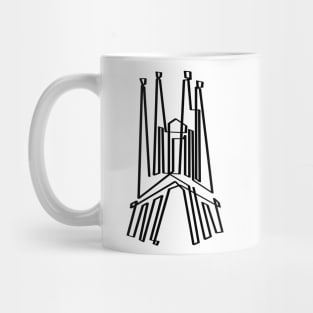 Sagrada Familia: A Single Line, A Masterpiece Mug